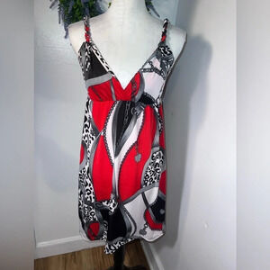 Cyn for Cynthia, S/M, NWT, novelty, sleeveless, braided straps, elastic waist